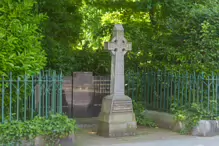 CELTIC CROSS MEMORIAL ON ELGIN ROAD [NEAR THE U.S. EMBASSY AND NOT FAR FROM THE BRITISH EMBASSY]-233387-1