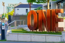 THE CORTEN SIGN AT THE ONE BUILDING [LOWER GRAND CANAL STREET]-232464-1