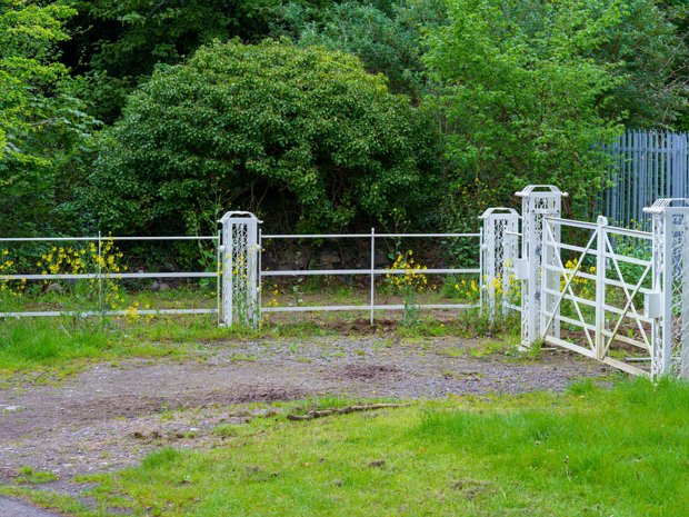 DERELICT STRUCTURES NEAR THE SILVER BRIDGE