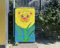 DANDELION IS AN EXAMPLE OF PAINT-A-BOX STREET ART AND IT IS BY LORCAN CASSIDY [EAST ROAD]-232087-1