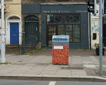 PIGEONS ABOUT TO DEPART THE PIGEON HOUSE AT 30 MANOR STREET [PAINT-A-BOX STREET NEARBY]-240333-1