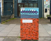 PIGEONS ABOUT TO DEPART THE PIGEON HOUSE AT 30 MANOR STREET [PAINT-A-BOX STREET NEARBY]-240334-1