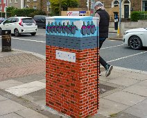 PIGEONS ABOUT TO DEPART THE PIGEON HOUSE AT 30 MANOR STREET [PAINT-A-BOX STREET NEARBY]-240337-1