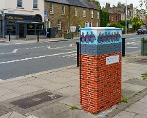 PIGEONS ABOUT TO DEPART THE PIGEON HOUSE AT 30 MANOR STREET [PAINT-A-BOX STREET NEARBY]-240339-1