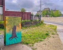 THE HUNGRY TREE BY EDITH GERVIN [PAINT-A-BOX STREET ART ON CONSTITUTION HILL] X-234798-1 THE HUNGRY TREE BY EDITH GERVIN