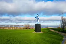 DANNY MAC CARTHY’S CUT OUT PEOPLE SCULPTURE [AT THE 1916 MEMORIAL GARDEN IN BLACKROCK PARK]-246298-1