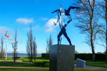 DANNY MAC CARTHY’S CUT OUT PEOPLE SCULPTURE [AT THE 1916 MEMORIAL GARDEN IN BLACKROCK PARK]-246303-1