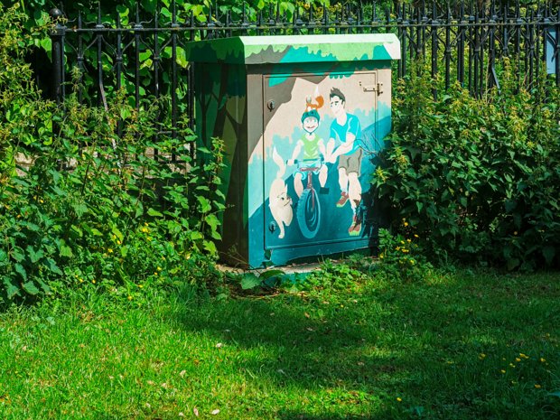 PAINT-A-BOX While Herbert Park in Dublin is not known for extensive street art like some other areas of the city, there are a couple...