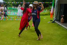 PERFORMING IN THE RAIN ON NEPAL IRELAND DAY [RAINDROPS ARE VISIBLE IN SOME PHOTOGRAPHS]-235603-1