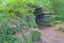 STONE ARCHWAY AT ST ANNE'S PARK [THIS IS CLOSE TO THE YEW CIRCLE]-237279-1