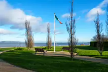 DANNY MAC CARTHY’S CUT OUT PEOPLE SCULPTURE [AT THE 1916 MEMORIAL GARDEN IN BLACKROCK PARK]-246305-1