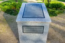 DANNY MAC CARTHY’S CUT OUT PEOPLE SCULPTURE [AT THE 1916 MEMORIAL GARDEN IN BLACKROCK PARK]-246306-1