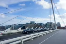 SAMUEL BECKETT BRIDGE ACROSS THE RIVER LIFFET [AS IT WAS IN MARCH 2013]-234419-1