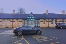 MALAHIDE TRAIN STATION JANUARY 2013 [THE SIGN SAYS TRAIN STATION RATHER THAN RAILWAY STATION]-234381-1