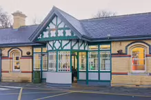 MALAHIDE TRAIN STATION JANUARY 2013 [THE SIGN SAYS TRAIN STATION RATHER THAN RAILWAY STATION]-234383-1