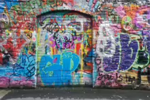 STREET ART AND GRAFFITI ASSOCIATED WITH U2 [WINDMILL LANE AREA]-234438-1