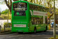 BUS ROUTE 123 TERMINUS MALAHIDE ROAD END OF GRIFFITH AVENUE [2 MILES FROM THE GPO AND 7 MILES TO MALAHIDE]-243098-1