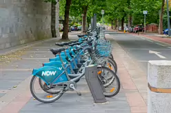 DUBLINBIKES DOCKING STATION 97 AT KILMAINHAM GAOL [BESIDE A NATIONAL MONUMENT]-219766-1