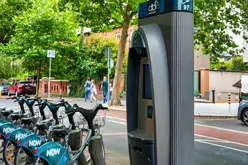 DUBLINBIKES DOCKING STATION 97 AT KILMAINHAM GAOL [BESIDE A NATIONAL MONUMENT]-219768-1