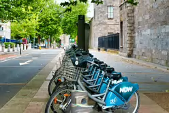 DUBLINBIKES DOCKING STATION 97 AT KILMAINHAM GAOL [BESIDE A NATIONAL MONUMENT]-219772-1