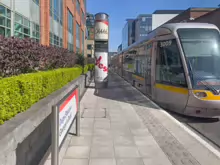 GEORGE'S DOCK LUAS TRAM STOP [A GATEWAY TO DUBLIN DOCKLANDS]-232171-1