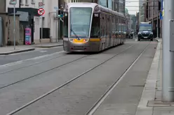 TRAMS PASSING ALONG CHANCERY STREET [RED LINE SERVICE]-241147-1