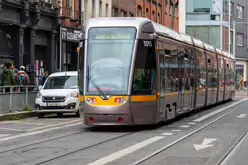 TRAMS PASSING ALONG CHANCERY STREET [RED LINE SERVICE]-241155-1