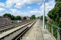 THE LUAS TRAM STOP IN RANELAGH [EFFECTIVELY ON A BRIDGE]-238196-1 SONY DSC