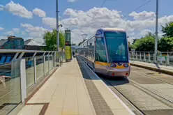 THE LUAS TRAM STOP IN RANELAGH [EFFECTIVELY ON A BRIDGE]-238198-1 SONY DSC