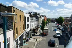 THE LUAS TRAM STOP IN RANELAGH [EFFECTIVELY ON A BRIDGE]-238202-1 SONY DSC