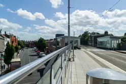 THE LUAS TRAM STOP IN RANELAGH [EFFECTIVELY ON A BRIDGE]-238203-1 SONY DSC