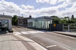 THE LUAS TRAM STOP IN RANELAGH [EFFECTIVELY ON A BRIDGE]-238204-1 SONY DSC