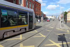 TRAMS AND MORE TRAMS AT THE FOUR COURTS [CHANCERY STREET 16 JULY 2024] X-236664-1