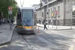 TRAMS AND MORE TRAMS AT THE FOUR COURTS [CHANCERY STREET 16 JULY 2024] X-236668-1