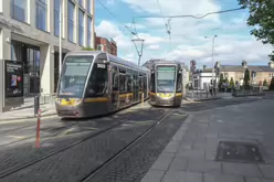 TRAMS AND MORE TRAMS AT THE FOUR COURTS [CHANCERY STREET 16 JULY 2024] X-236673-1