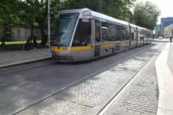 TRAMS AND MORE TRAMS AT THE FOUR COURTS [CHANCERY STREET 16 JULY 2024] X-236675-1