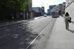 TRAMS AND MORE TRAMS AT THE FOUR COURTS [CHANCERY STREET 16 JULY 2024] X-236678-1