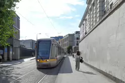 TRAMS AND MORE TRAMS AT THE FOUR COURTS [CHANCERY STREET 16 JULY 2024] X-236682-1