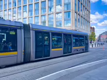 THE LUAS FOUR COURTS TRAM STOP [THERE IS MUCH TO BE SEEN HERE]-234108-1