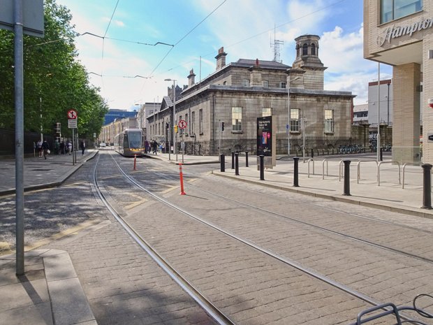 16 JULY 2024 The Four Courts Luas stop is a tram stop located in Dublin, Ireland, on the Luas Red Line.