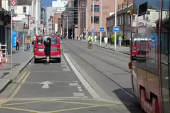 A VERY DISTINCTIVE RED TRAM PROMOTING KFC [AN EXAMPLE OF FULL BODY ADVERTISING REFERRED TO AS WRAPPING]-236692-1