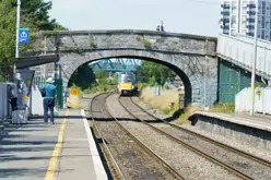 BROOMBRIDGE LUAS TRAM STOP AND IRISH RAIL STATION [THE SCHEDULED TRAINS DID NOT ARRIVE]-237629-1