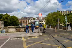 THE LUAS TRAM STOP AT HEUSTON TRAIN STATION [SUNDAY 7 JULY 2024]-235751-1