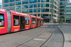 RED LINE TRAM SERVICE [TRAMS TRAVELLING TO AND FROM THE POINT]-236497-1