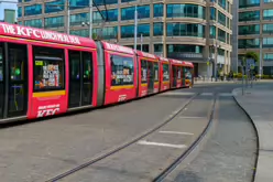 RED LINE TRAM SERVICE [TRAMS TRAVELLING TO AND FROM THE POINT]-236498-1