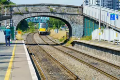 BROOMBRIDGE LUAS TRAM STOP AND IRISH RAIL STATION [THE SCHEDULED TRAINS DID NOT ARRIVE]-237630-1