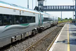 BROOMBRIDGE LUAS TRAM STOP AND IRISH RAIL STATION [THE SCHEDULED TRAINS DID NOT ARRIVE]-237638-1