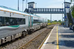 BROOMBRIDGE LUAS TRAM STOP AND IRISH RAIL STATION [THE SCHEDULED TRAINS DID NOT ARRIVE]-237639-1