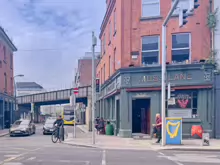 A SECTION OF THE LOOPLINE BRIDGE [WHERE IT CROSSES OVER PEARSE STREET]--233893-1