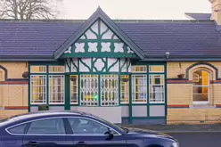 MALAHIDE TRAIN STATION JANUARY 2013 [THE SIGN SAYS TRAIN STATION RATHER THAN RAILWAY STATION]-234382-1